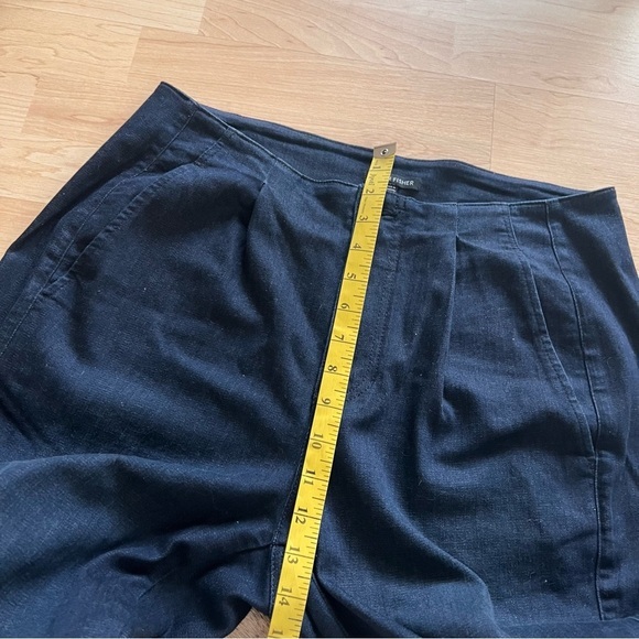 EILEEN FISHER Organic Cotton Stretch Tapered Pant In Utility Blue Size 8 - Picture 10 of 11